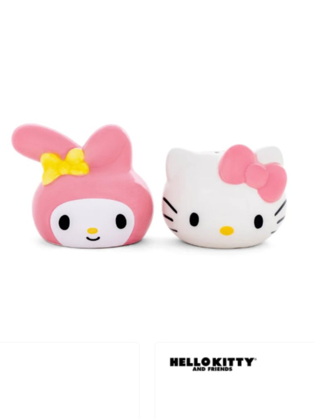 New Hello Kitty & My Melody Salt and Pepper Shaker Set